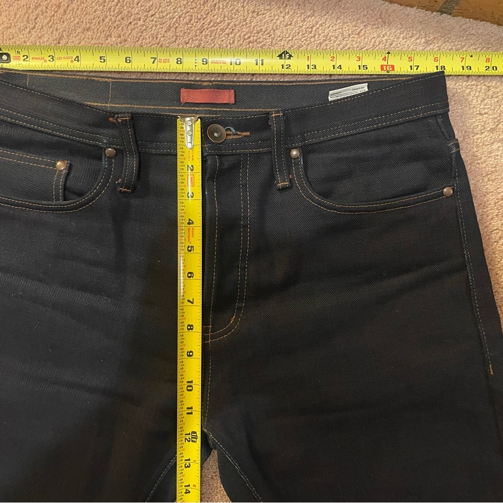 Unbranded UB291 Tapered selvedge denim Size 34 - Picture 12 of 13